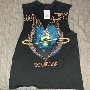 Forever 21 Journey Tour Graphic Sleevless Top